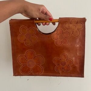 Also Genuine Leather Clutch